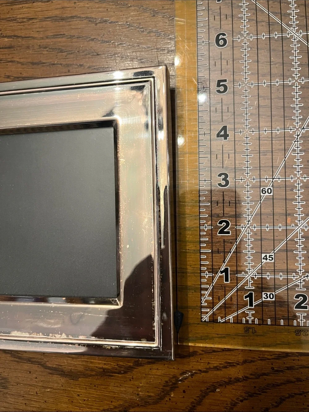 Waterford 3 x 5 silver photo frame